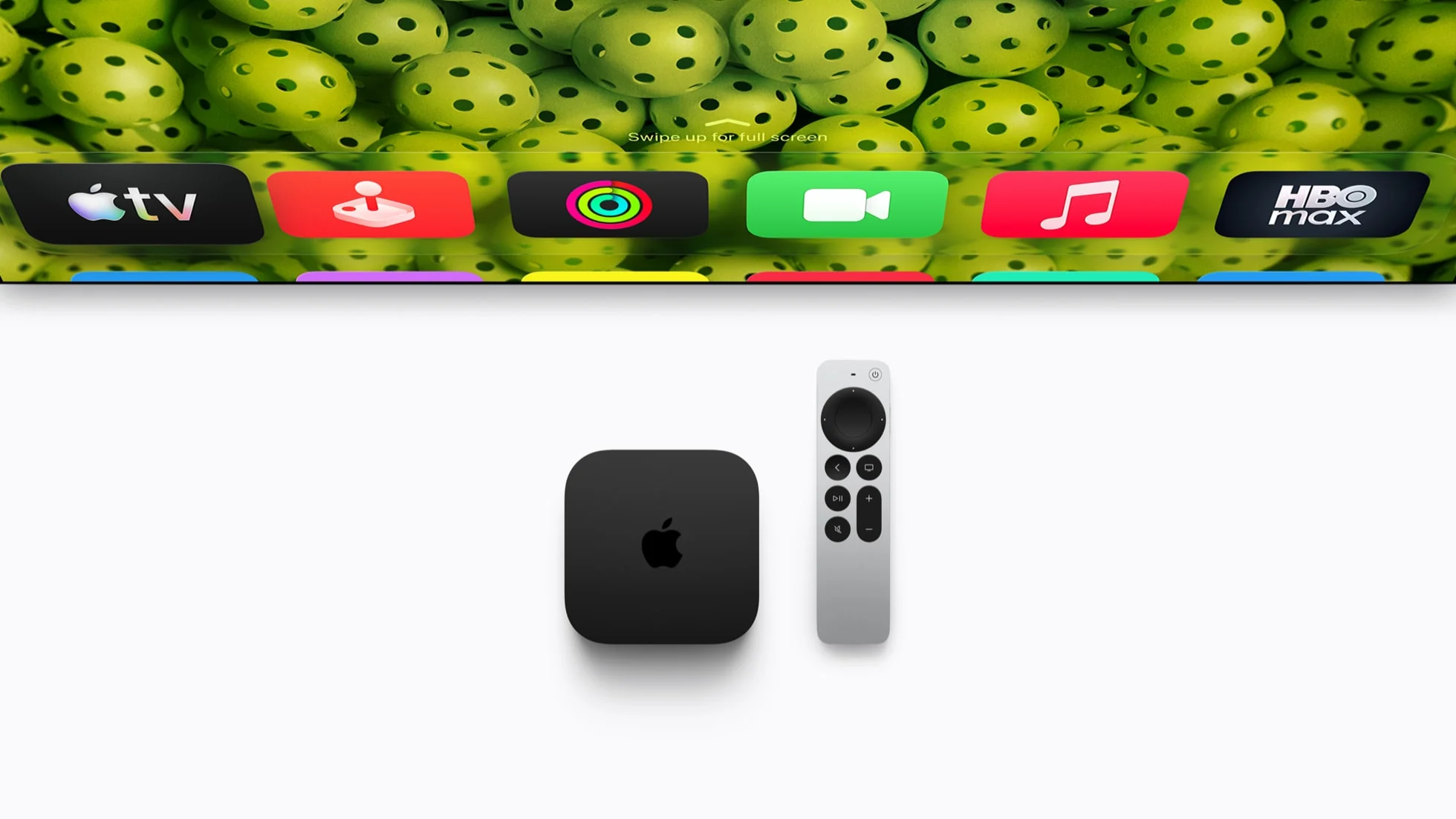 The fourth-generation Apple TV 4K with the new Siri Remote