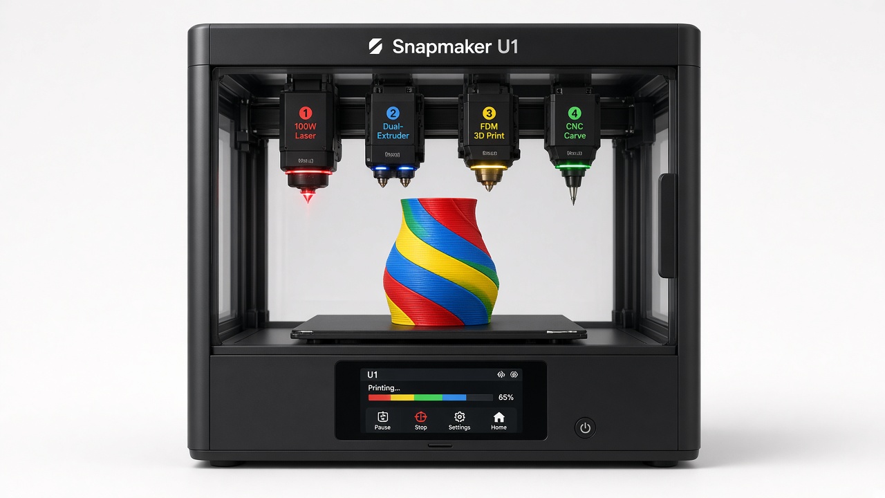 Snapmaker U1 lands in Australia: the four-toolhead 3D printer worth a look for makers and small businesses